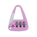 Cute Bag-Sharped Combination Padlock (Pink)