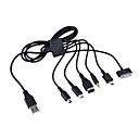 wholesale 5-in-1 Universal USB Power Data Cable (for iPod/NDS/PSP/GBA)