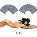 Livraison Gratuite De 50 Pcs St�rilis�s Taille 10 Shaders Plat (f), Aiguilles De Tatouage (0359-03.16)