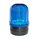 Seguridad Para El Carro Azul Luz Estrobosc�pica Con Base Magn�tica (qw006)