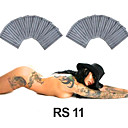 Livraison Gratuite De 50 Pcs St�rilis�s Taille 11 Shaders Ronde (rs) Des Aiguilles De Tatouage (0359-03.16)