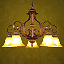 Bronze Antique 5-lustre Lumineuses Lin�aires (0810-2027-5d)