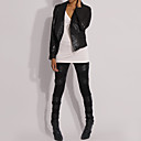 Manches Longues �mettant De La Lumi�re En Tissu � Court Vestes, Blousons Femmes (0102bc002-0497)