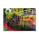 Claude Monet � La Main Peinture �tir�e Pr�t � Accrocher Tendu Pr�t � Accrocher (0192-ycf102688)