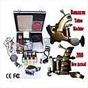 Livraison Gratuite Top Damas Main De Qualit� Fait 2 Machines De Tatouage Kit Avec Prise De Courant Sup�rieure � Del (0841-4.8-002)