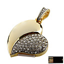 Sinc�res Bijoux Coeur Cl� Usb - M�moire Optionnelle De 2 Go � 16 Go (smq4620)