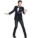 Unique � Poitrine Touche 2 Revers C�t� �vent De Pointe Mari� Laine Usure / Tuxedo / Veste Et Pantalons Pour Hommes (pmlfxz0013)
