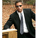 Single-Breasted 3 Button Non-vented Peak Lapel Wool Groom Wear/ Tuxedo/ Men s Suit Jacket and Pants(PMBZXZ0031)