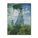 Madame Monet Main Peinture Et Son Fils Claude Monet Tendu Pr�t � Accrocher (0192-ycf102678)