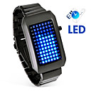 Montre bleue LED futuriste Montre bleue LED futuriste