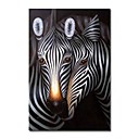 �tir� Z�br�e La Peinture Abstraite � La Main Des Animaux (0250-ch-50)