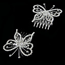 Magnifique Clair De Mariage Cristaux �pingles Mari�e / Fleurs (whyjc0710). 2 Pi�ces Par Lot