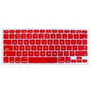 Teclado De Silicio Cubierta Del Libro Mac (rojo)