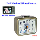 2.4GHz FM wireless Table Clock Hidden Camera (TRA-202)