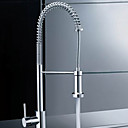 	Robinet de cuisine contemporaine de printemps - fini chrome	