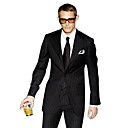 Unique � Poitrine 3 Boutons De Revers Sans �vent De Pointe Mari� Laine Usure / Tuxedo / Veste Et Pantalons Pour Hommes