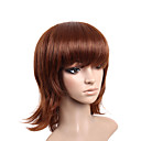 Moyen-longueur Droite Perruque De Cheveux Auburn (0479 � 04.01-ms230)