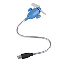 USB Fan with 2-LED Blue Light for Laptop/Desktop PC