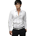 Noir Et Blanc Collision Patte De Couleur 2010 La Piste Chemise � Manches Longues Occasionnels (0482-4.15-6)