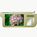 9-pulgadas sunvisor monitor con función de vista trasera automática - lado derecho de pulsación de teclas - 911 (szc2620)