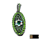 Myst�rieux Bijoux Fleur Cl� Usb - M�moire Optionnelle De 2 Go � 16 Go (smq4646)