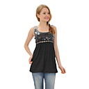 Manches Paillettes Encolure Ronde Perc�e Des Robes Pour Femmes De Taille Haute (1801bc002-0736)