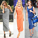 Idoles De La Mode Styles / Robe Sans Manches � La Palangre Encolure Arrondie / Robes Pour Femmes (ff-1801bd041-0736)