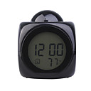 Affichage Led En Anglais Horloge De Projection Du Son (noir)
