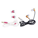 Par De Plateado Auriculares In-ear (oro Y Rosa)