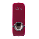 Presse-p�te Dentifrice Automatique Avec Porte Brosse � Dents (en Rouge)