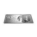 De Acero Inoxidable Dos Cuencos Fregadero De La Cocina (0572-ch358)