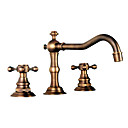 M�langeurs En Laiton Antique Robinet �vier Large Salle De Bains (0567-hy3198)