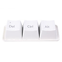 Ctrl + Alt + Del Tasse Ensembles Blanc