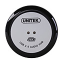 Usb2.0 Hub + 3-port Audio