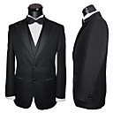 Unique � Poitrine Sur La Touche 2 De Revers Sans �vent De Pointe Mari� Laine Usure / Tuxedo / Veste Et Pantalons Pour Hommes (pmlfxz0053)