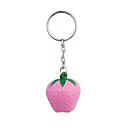 Llavero Estilo Fresa Con Material Pl�stico Blando