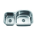 De Acero Inoxidable Dos Cuencos Fregadero De La Cocina (0572-asu107l)