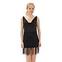 Glands Robe Sans Manches D�collet� V / Robes Pour Femmes (ff-1801be021-0736)