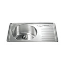 De Acero Inoxidable Dos Cuencos Fregadero De La Cocina (0572-ch350)