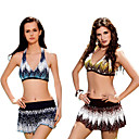 2010 Sexy Trois Pi�ces Cha�ne De Caf� Bleu Bikini Maillot De Bain Sport (0928-0520-b45)