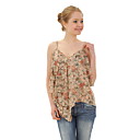 Imprim�es En Cascade Gilet Camisole D�collet� / Hauts Femmes (ff-4204bd001-0811)