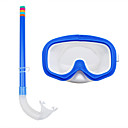 Gafas De Buceo Y Snorkel Establecido Para Los Hijos (azul)