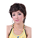 Europ�en De Nouvelle Arriv�e � Court Armure Perruque Cheveux Brun Fonc� (0463-6.10-334)