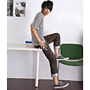 Nouvelle Jambe Hommes Arriv�es Longue Ligne Droite De Fa�on D�tendue Pantalon Noir En Coton Gris (0531-5.31-130)