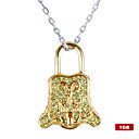 Acier Plaqu� En Forme De Cloche Inox Usb2.0 Collier Lecteur Flash (1 Go)