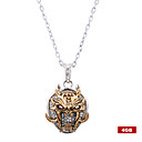 Plaqu�es En Acier Inoxydable De Cristal Collier Lecteur Flash Usb 2.0 (4 Go)