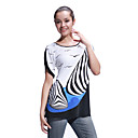 Impresa Manga Corta Cuello Redondo Camiseta / Mujer Camisetas (ff-8502bf401-0857)