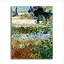 Tendu La Main En Toile De Jardin En Fleur, Arles, 1888 Par La Peinture De Van Gogh Vincent 0192-ycf103213