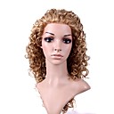 Main Attach�e Dans Le Style Avant De Lacet Synth�tique � Longue Perruque Blonde Lumi�re Cheveux Boucl�s (de 0.479 � 6.30-ah-0001-b)