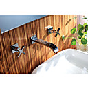 M�langeurs Chrom�es De Fixation Murale Robinet Lavabo 0572-ds-5007